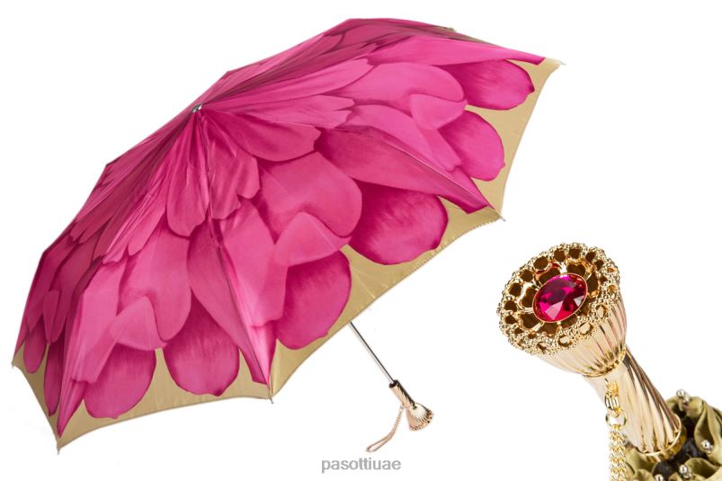 مظلة | 257 21065-30 ص 11 - مظلة قابلة للطي من الداليا الوردية PASOTTI Z446V576